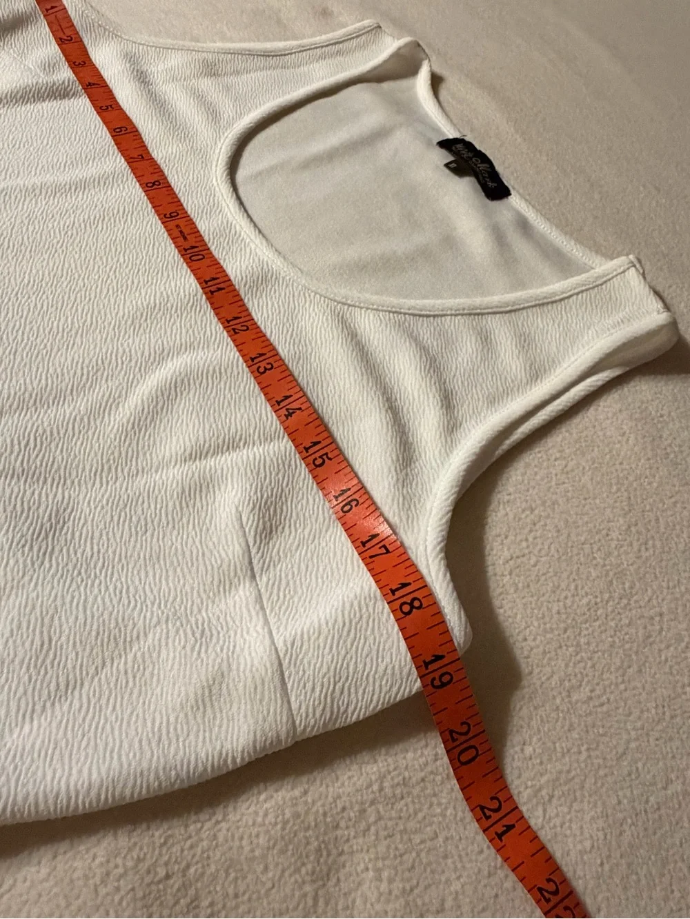 White Mark Sleeveless A-Line Mini Flare Dress in White Size XL NWOT - Picture 5 of 6